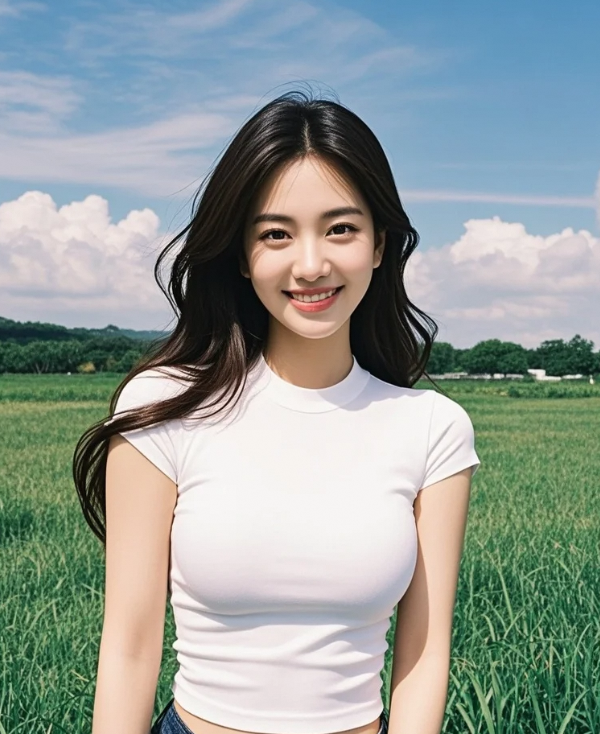 逆光而立的剪影里，藏着少女与自然共舞的秘密