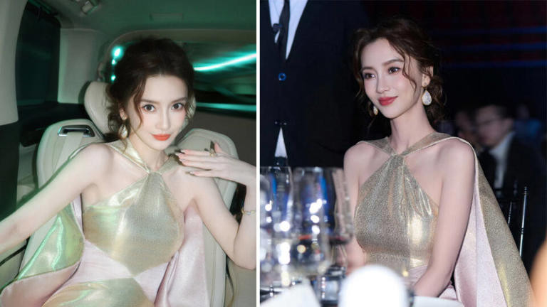 Angelababy红毯强势复出，搞成网红辣妹风，气场判若两人