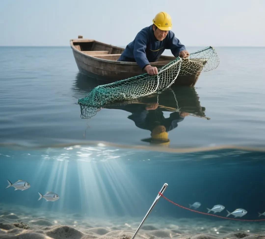 上联：海底捞针数字化，
下联：瓜熟蒂落自然成。