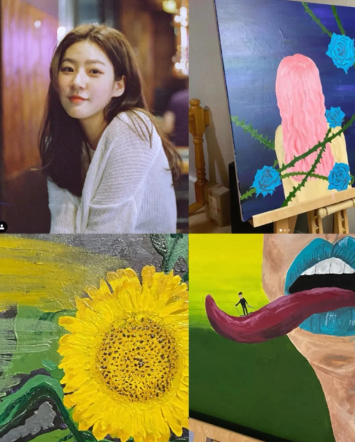 韩国女星恐怖画作引关注











不敢相信，那些光鲜亮丽的韩国女明星