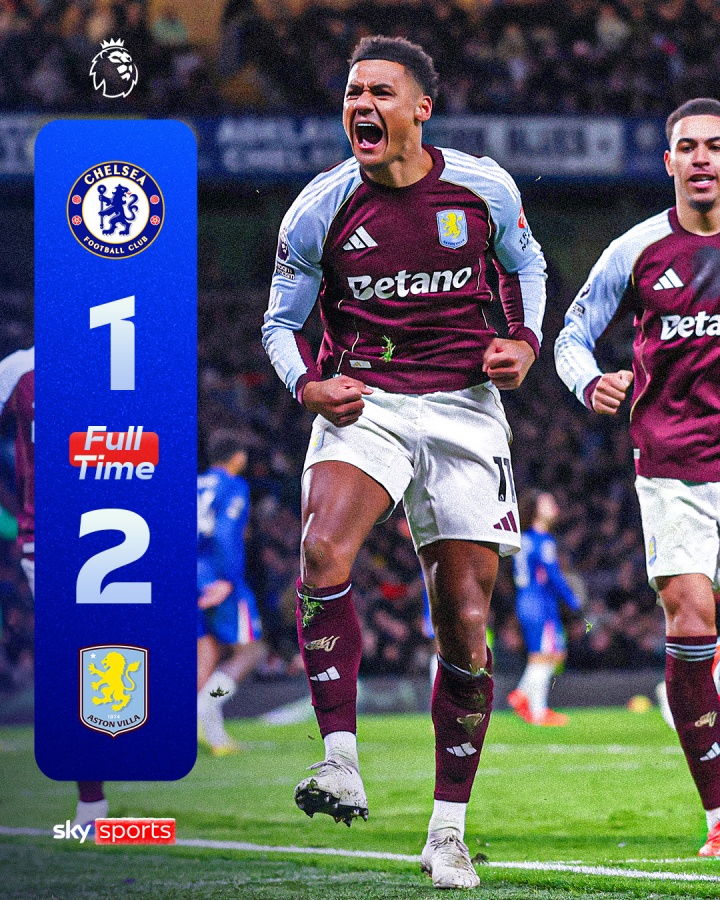 后发制人！#切尔西1比2阿斯顿维拉# 
比赛的前一小时，
是属于切尔西的，
蓝军