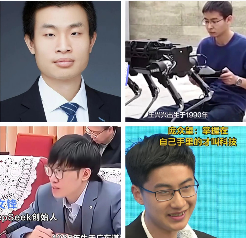 家人们，震惊了！
咱科技圈“四大天王”横空出世！数学、光刻、AI全制霸，机器人，