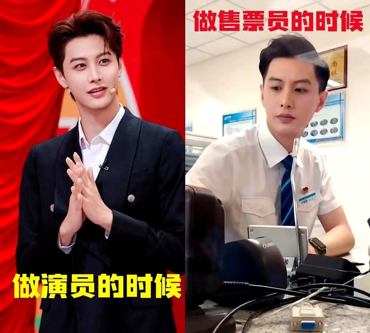 家人们谁懂啊？短剧顶流何健麒的职场经历也太抓马了！
这哥们儿以前在高铁站当售票员