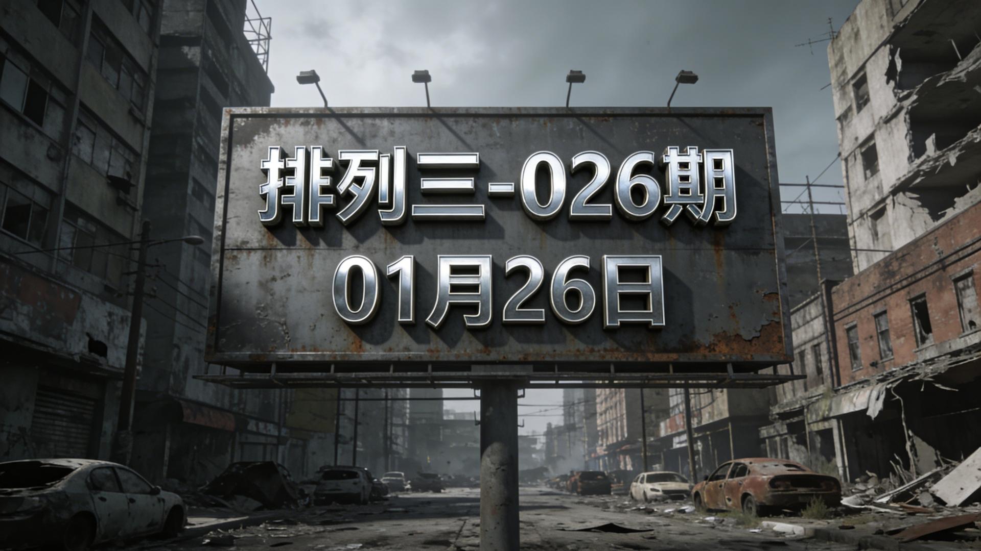 排列三-26026期数据推演思路