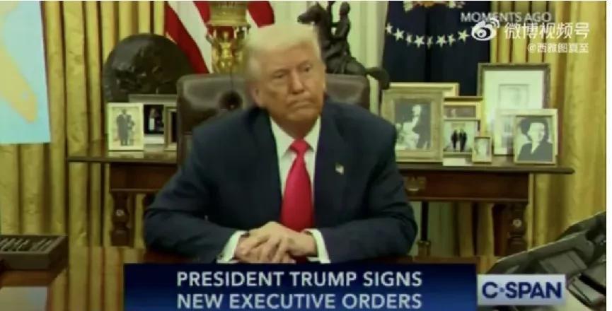 Trump为自己的关税政策辩护：
特朗普政府对加拿大、墨西哥、欧盟、日韩这些盟友
