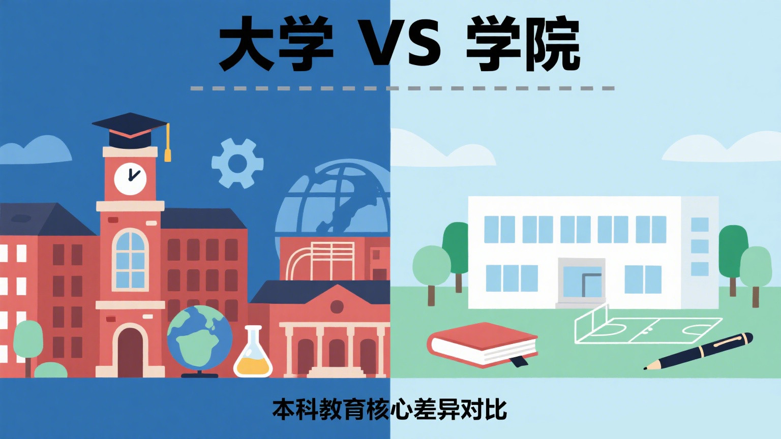 “大学”和“学院”差别到底有多大？很多考生都忽略了这几点