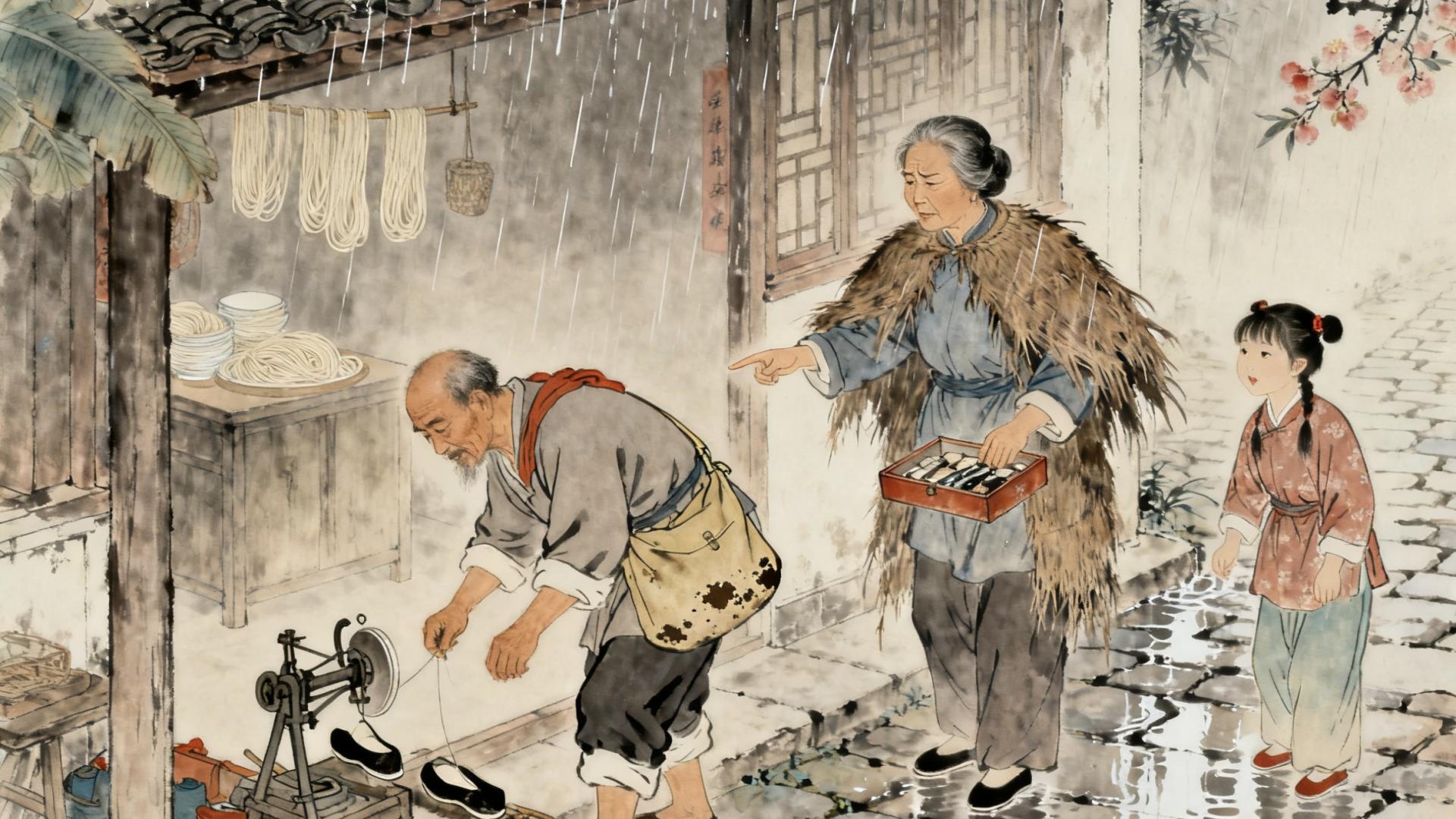 民间故事：“宁让三尺巷，不挣黑心钱”，她偏抢邻居活命地，最后悔得拍大腿
