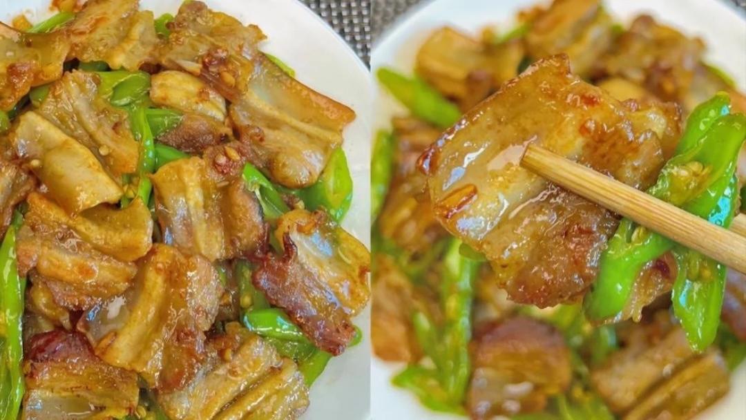 尖椒五花肉：香辣下饭，肥而不腻的家常美味