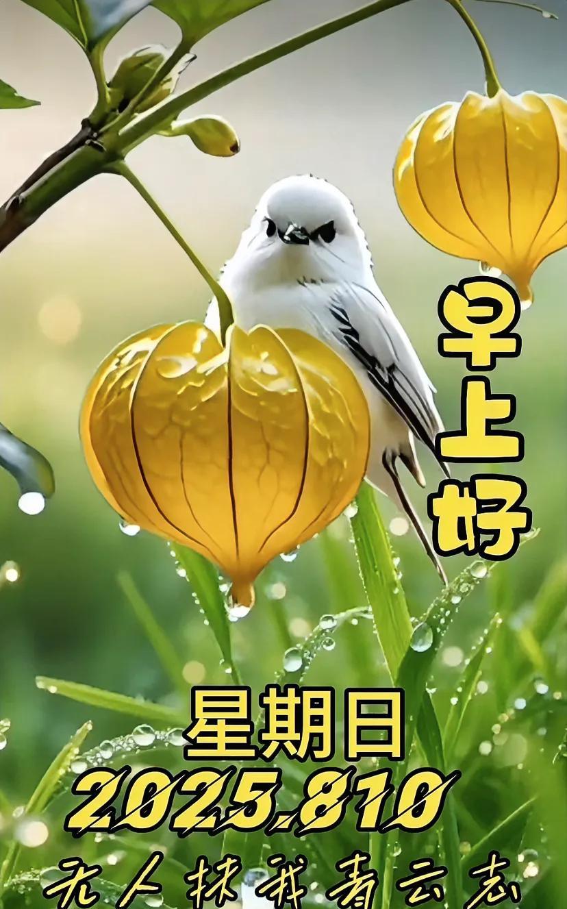 春日清晨，鸟语花香，早安美好！