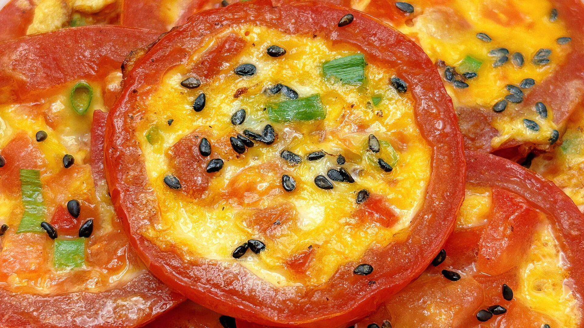 低脂西红柿鸡蛋饼：不放一滴油，竟能做出伪热量炸弹的快乐！