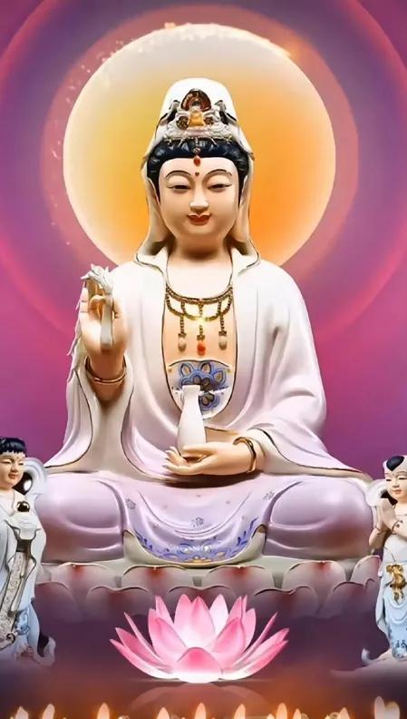 顶礼观世音菩萨，点赞祈福，祈愿一切顺遂安好，喜乐无忧！ 