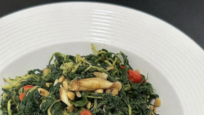 妈妈寄来的潮汕味道：一盘炒麻叶，三碗白粥不够喝！