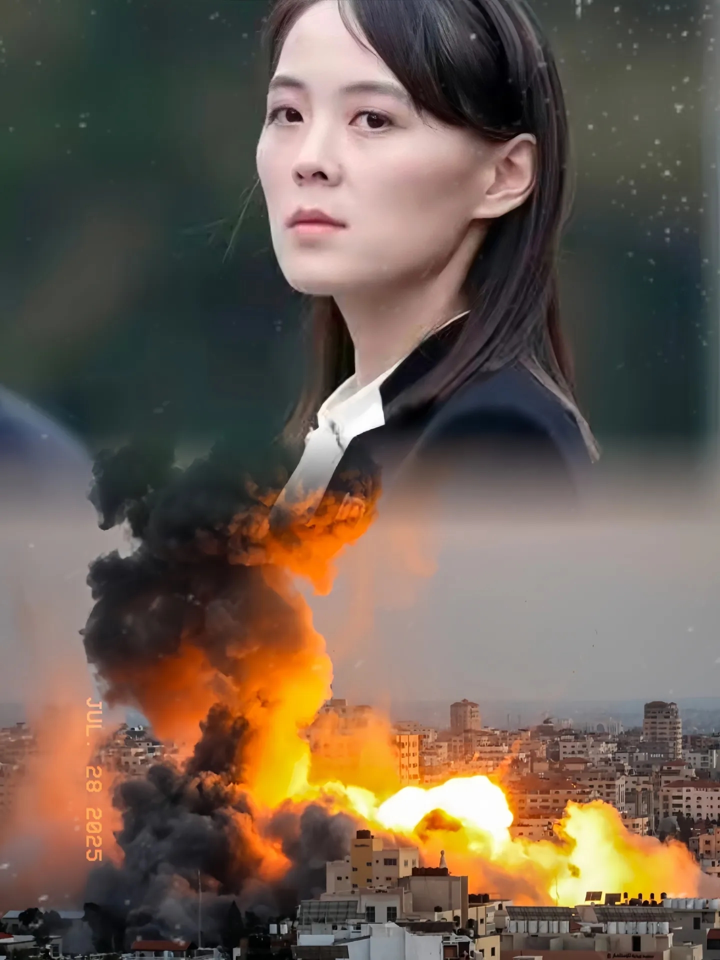 彻底决裂了。
朝鲜劳动党中央委员会副部长金与正近日公开发表声明，直言韩国总统李在