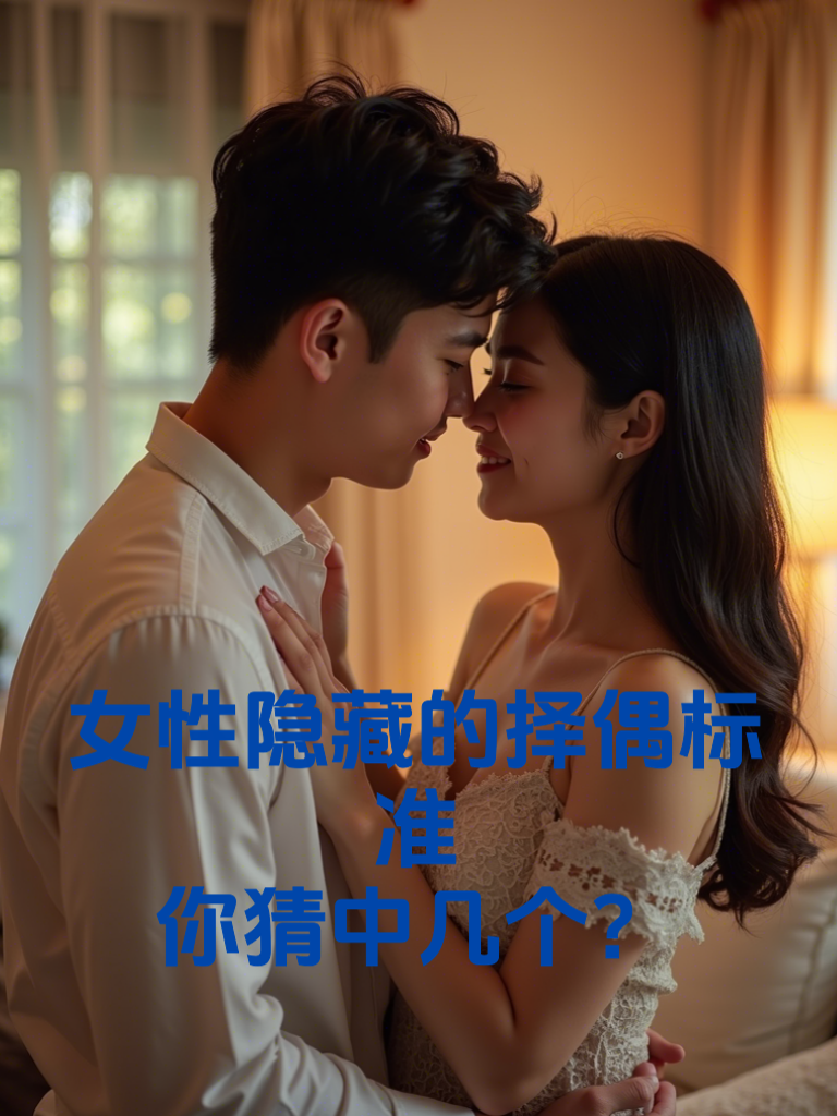 女性隐藏的择偶标准，你猜中几个？