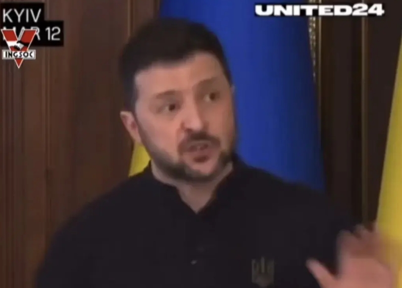 乌克兰总统泽连斯基的回应来了！针对两天前、也就是3月11日，乌克兰无人机群大规模