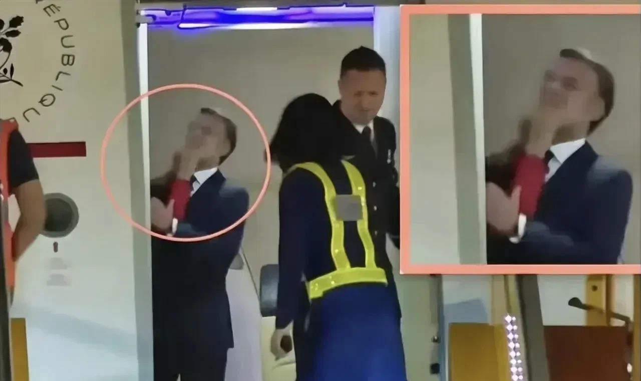 总统出国被妻子当众挠脸







你敢信吗？法国总统马克龙，一个国家元首，在