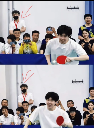 很担心，下一轮谣言来袭时，下面几个谁会是丽丽？
众目睽睽下王楚钦突然开始搂搂抱抱