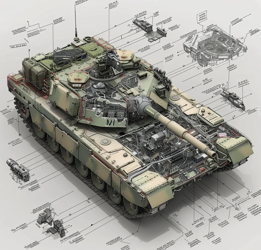 M1A2是美国陆军现役的主战坦克之一，它是M1艾布拉姆斯（M1 Abrams）坦