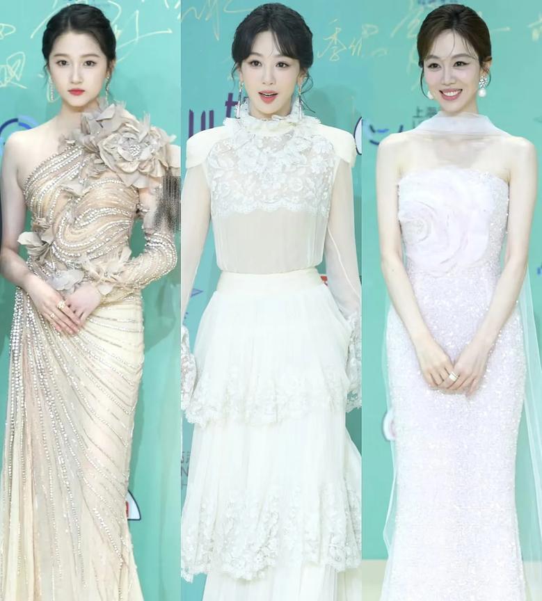 白玉兰奖12位女演员生图，关晓彤这次终于穿对了，但我更喜欢宋佳