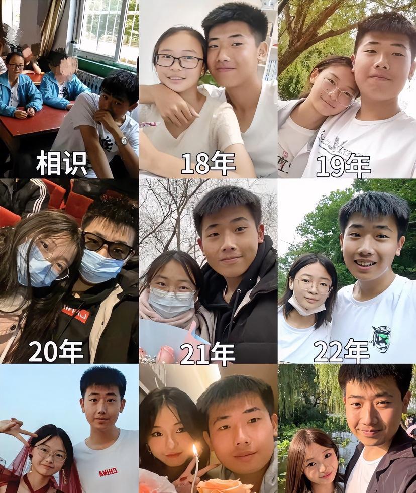 女孩变化很大，而男生却一点也没变。