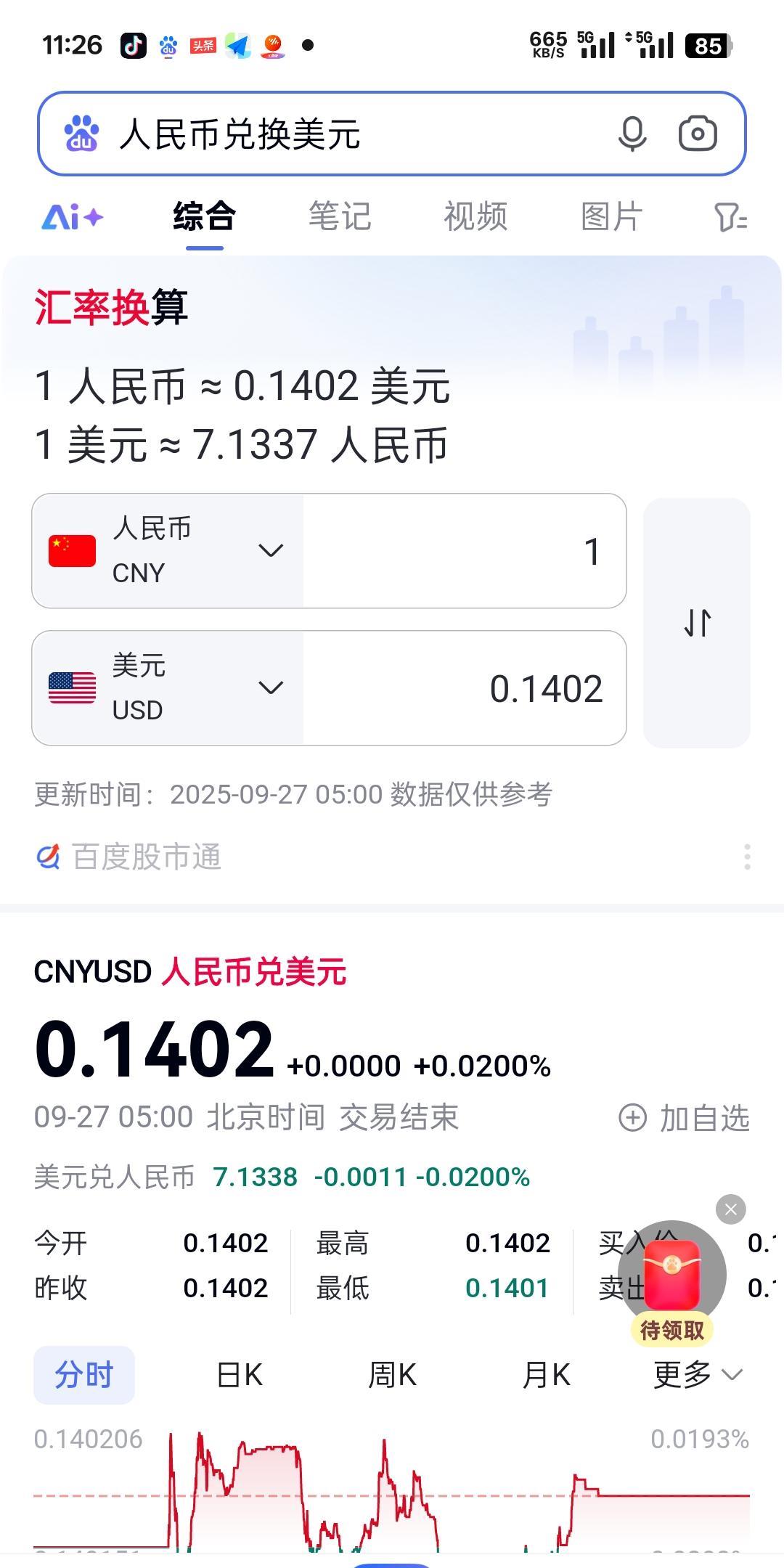 好多人觉得现在人民币不值钱了，近几年，一年比一年贬值，现在都贬到7.1137：1