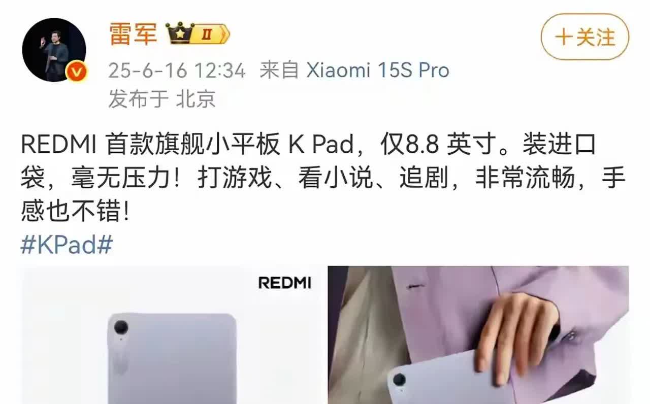哈哈哈，买个平板装口袋，雷同果然是营销鬼才！
口袋里装个手机都费劲，我装平板干