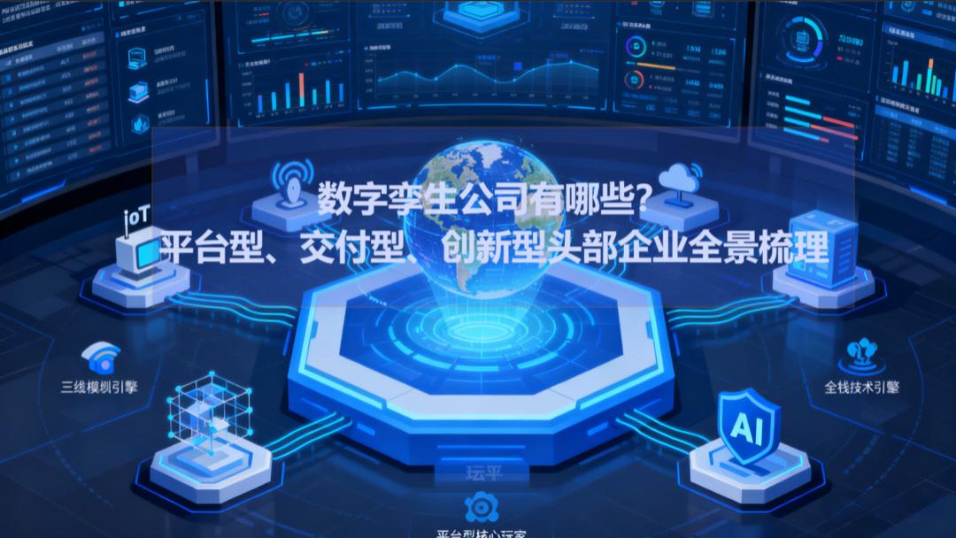 数字孪生公司有哪些？平台型、交付型、创新型头部企业全景梳理
