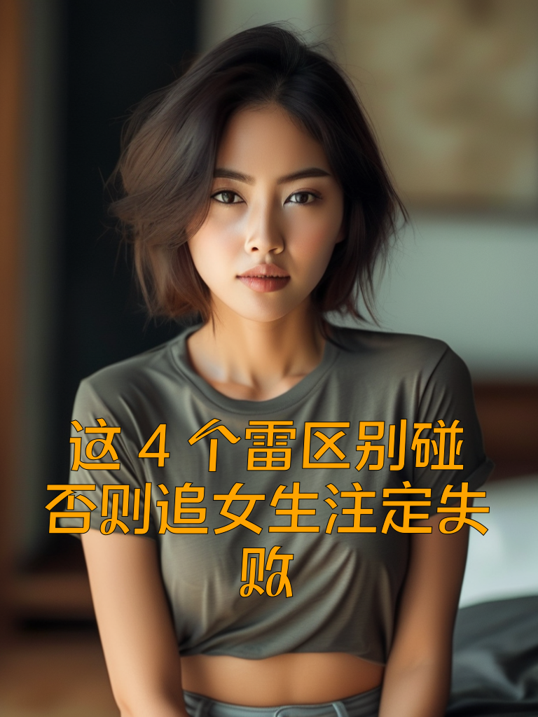 这4个雷区别碰，否则追女生注定失败