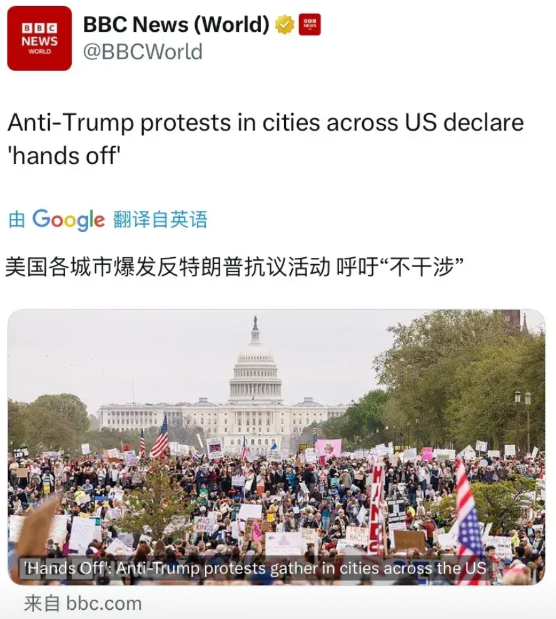 川普这关税大棒打的倒是痛快，别人还没还击哩，美国人和一群企鹅先闹起来啦！
美国爆