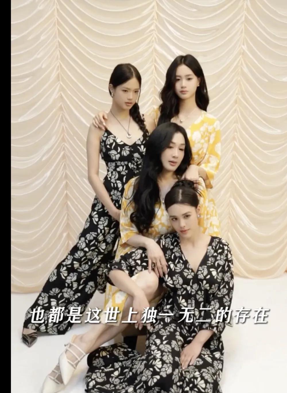 钟丽缇三女齐亮相：考拉灵动，大女混血惊艳，二女神似林青霞
在娱乐圈，钟丽缇的美貌