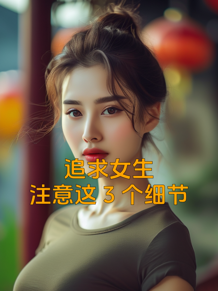 追求女生，注意这3个细节