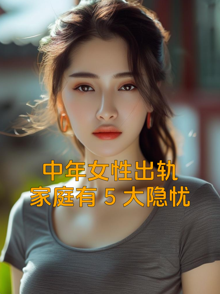 中年女性出轨，家庭有5大隐忧