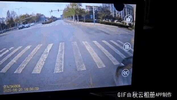 很明显撞完，冷静了很多[机智]