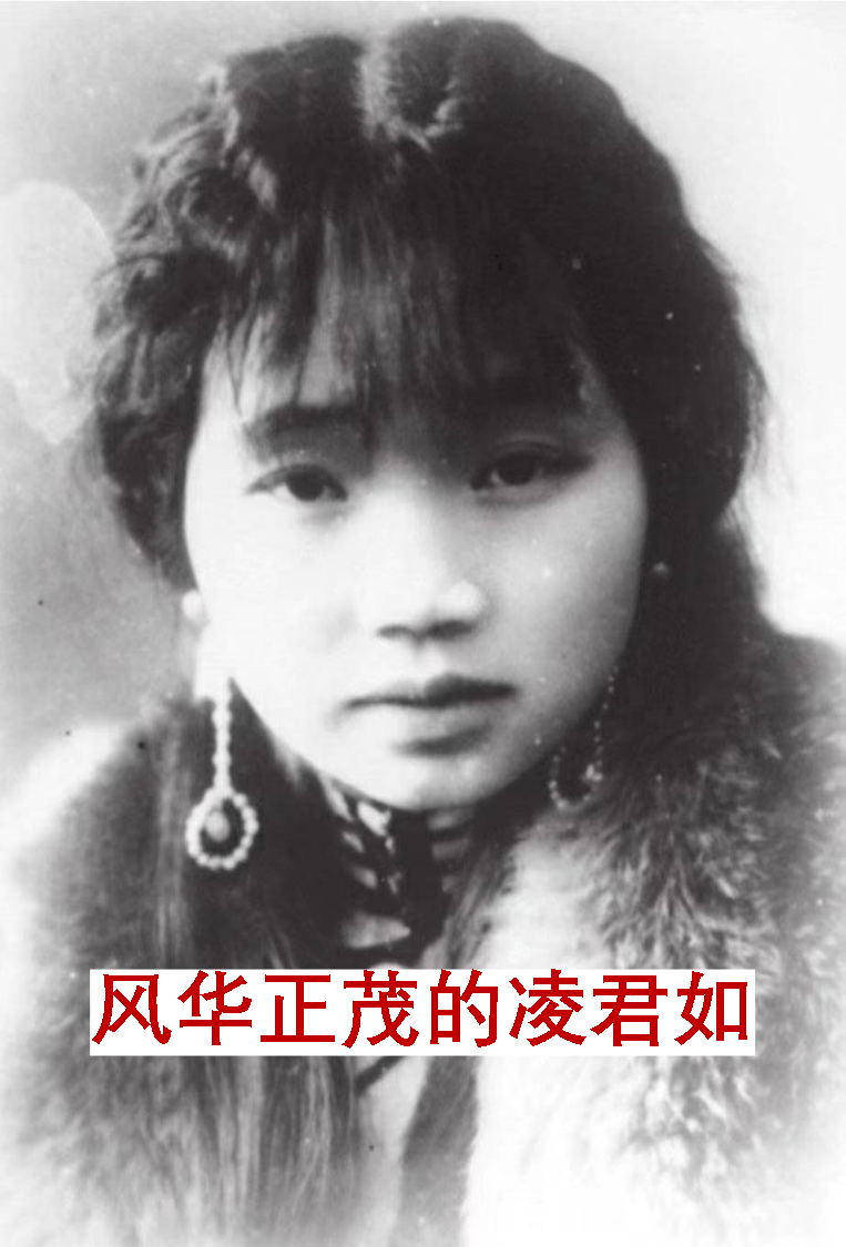 照片上的漂亮女人叫凌君如，是民国四川大地主刘文彩的第3个妃子。遇见刘文彩时她16