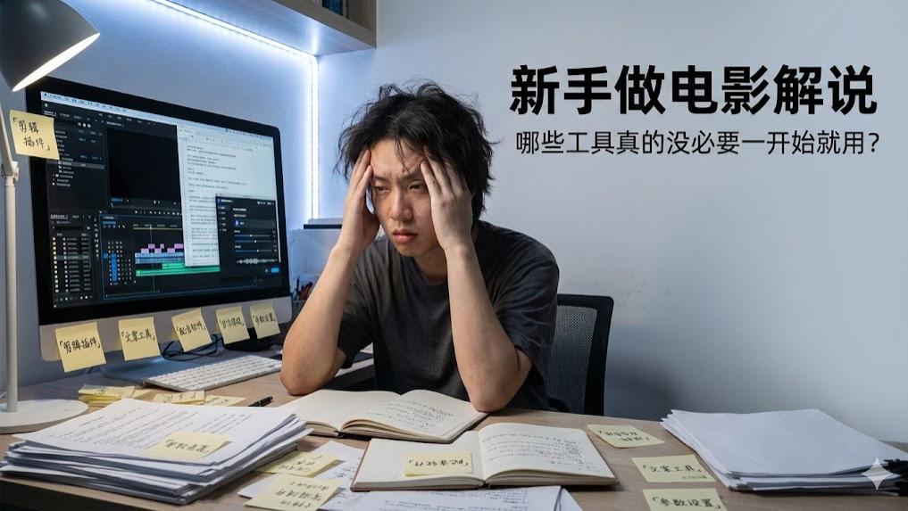 新手做电影解说，哪些工具真的没必要一开始就用？