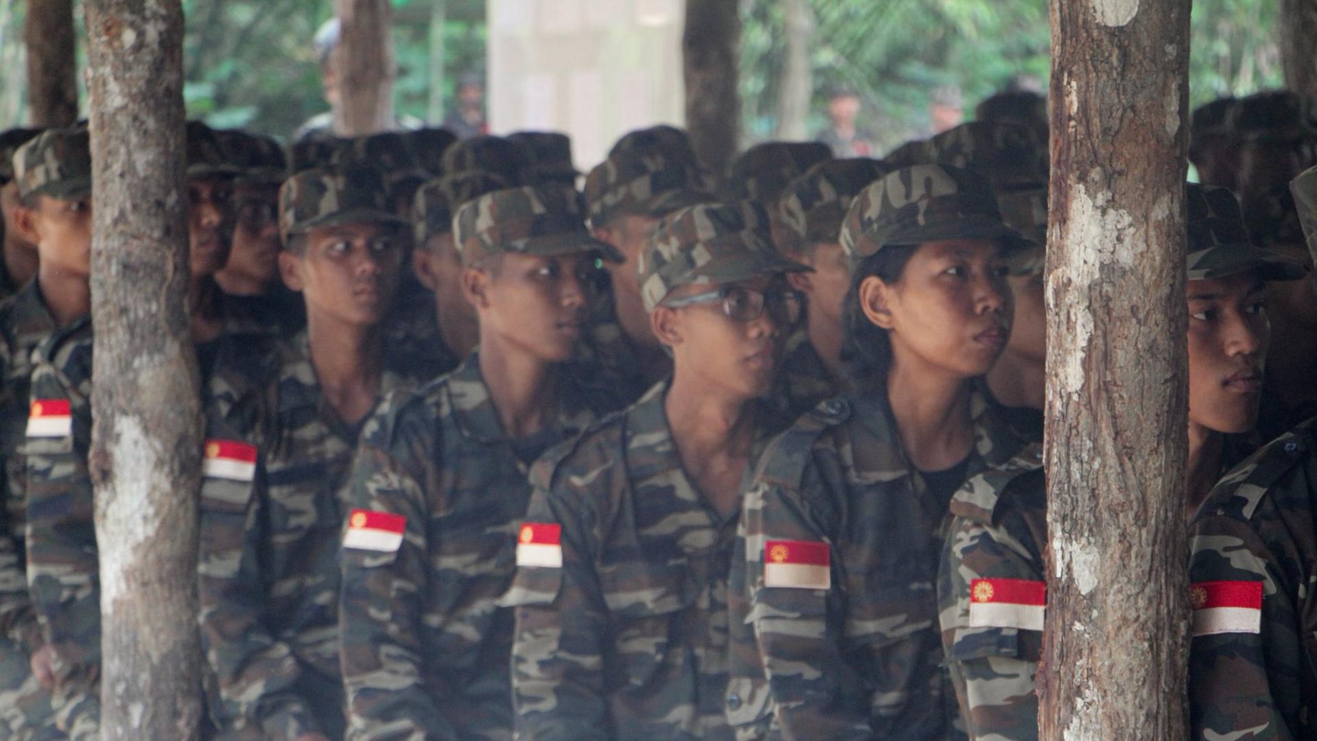 缅族人民解放军举行第九期军事结业典礼，各方大佬云集