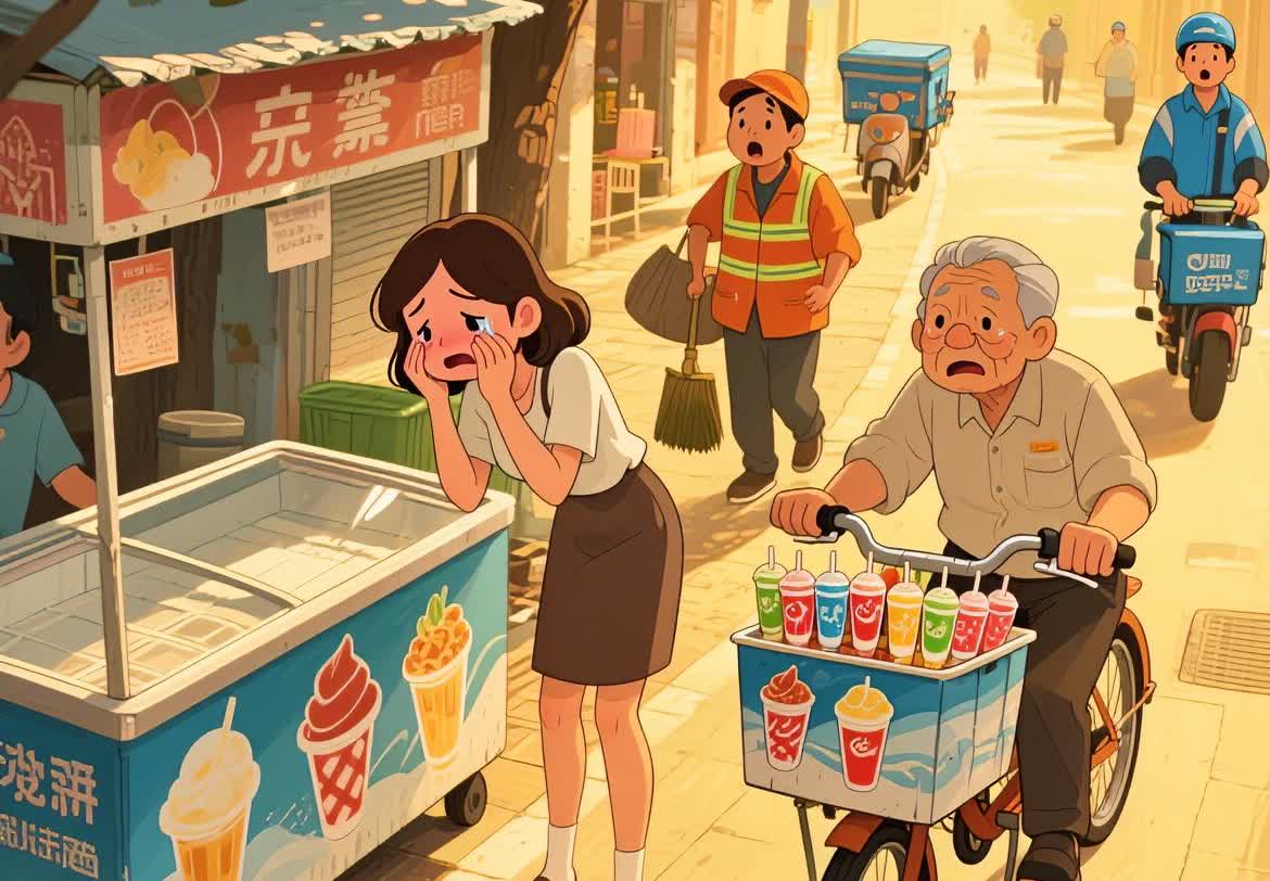 真的太让人心寒了！
安徽亳州一女子每年夏天都会在门口设免费冷饮点，给环卫工、外