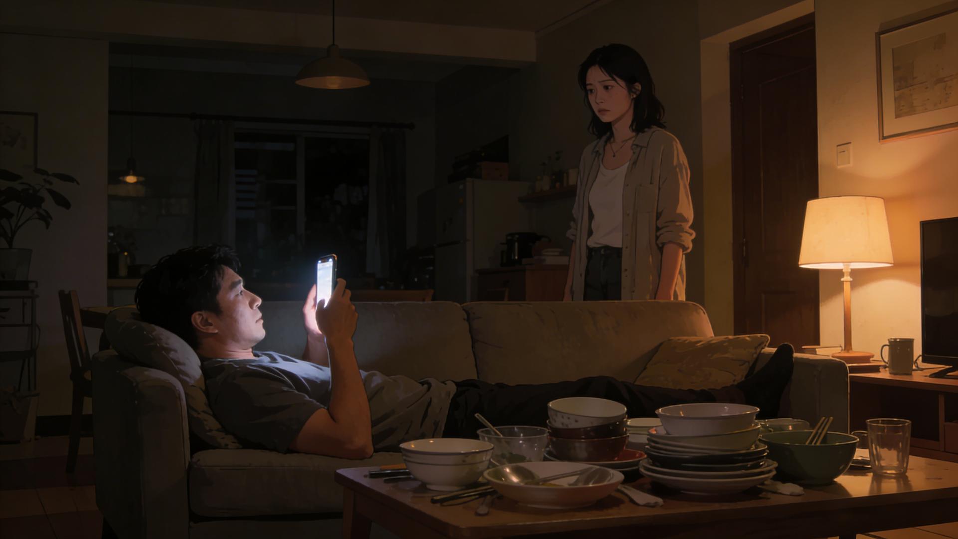 因为几个没洗的碗，她动了离婚的念头