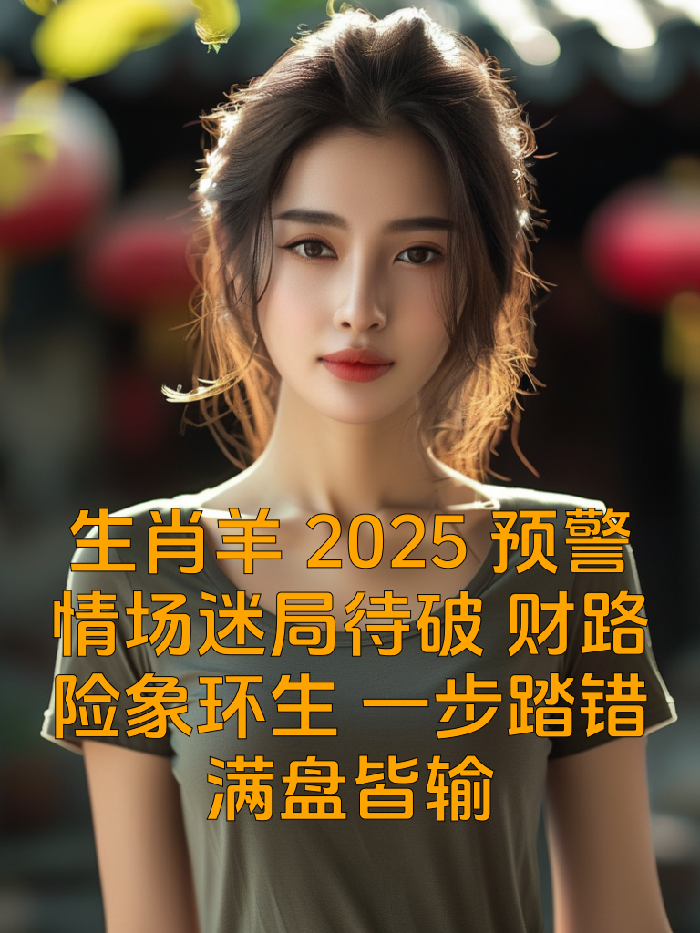 生肖羊2025预警：情场迷局待破，财路险象环生！一步踏错满盘皆输