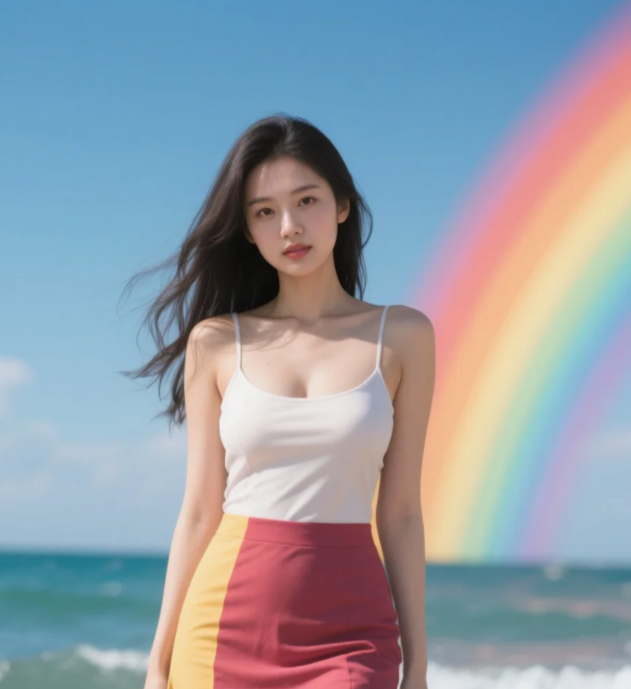 美得像幻觉，但我是真的在等你。