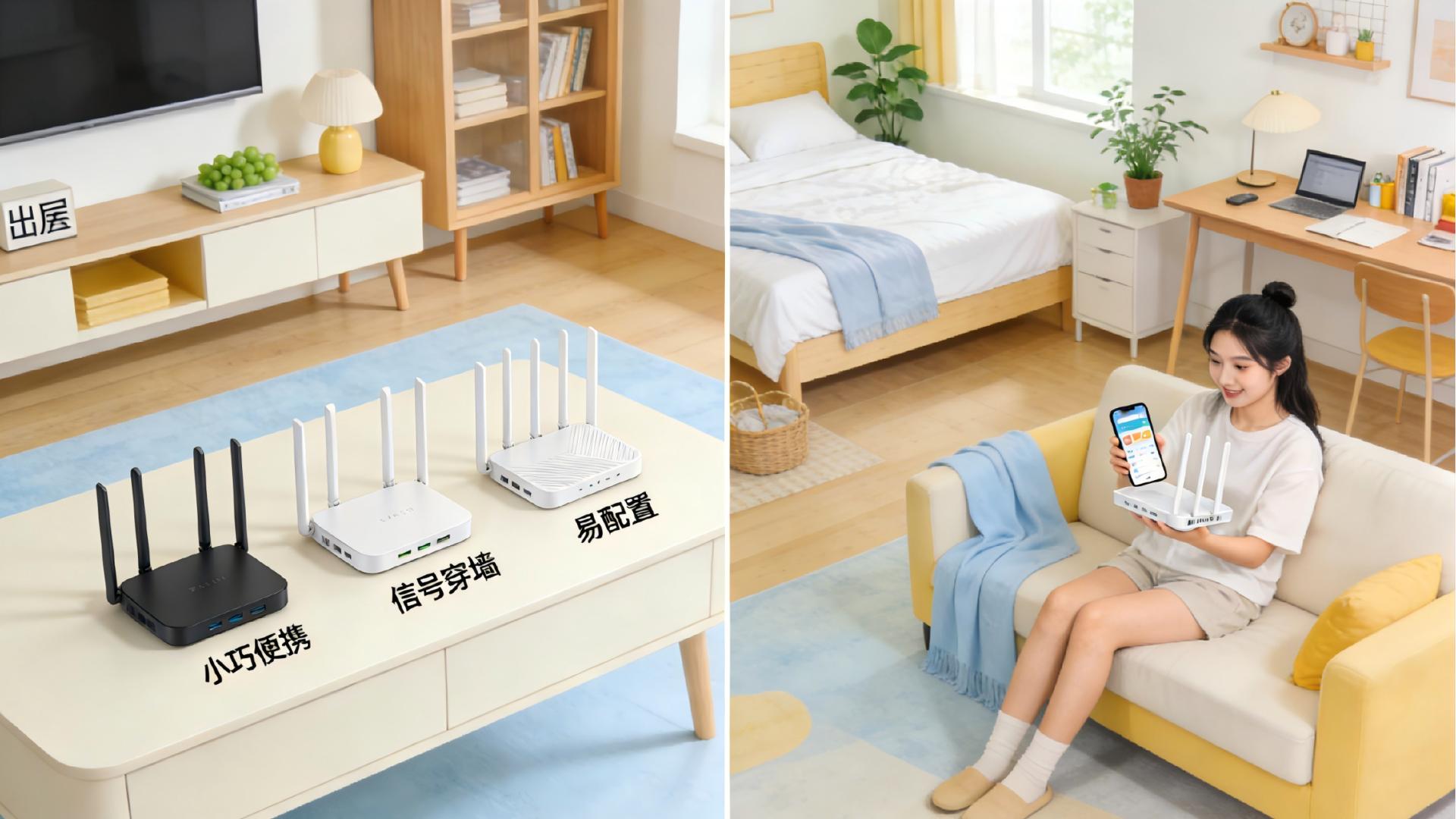 租房党路由器选购&设置指南！搬家也能轻松带走