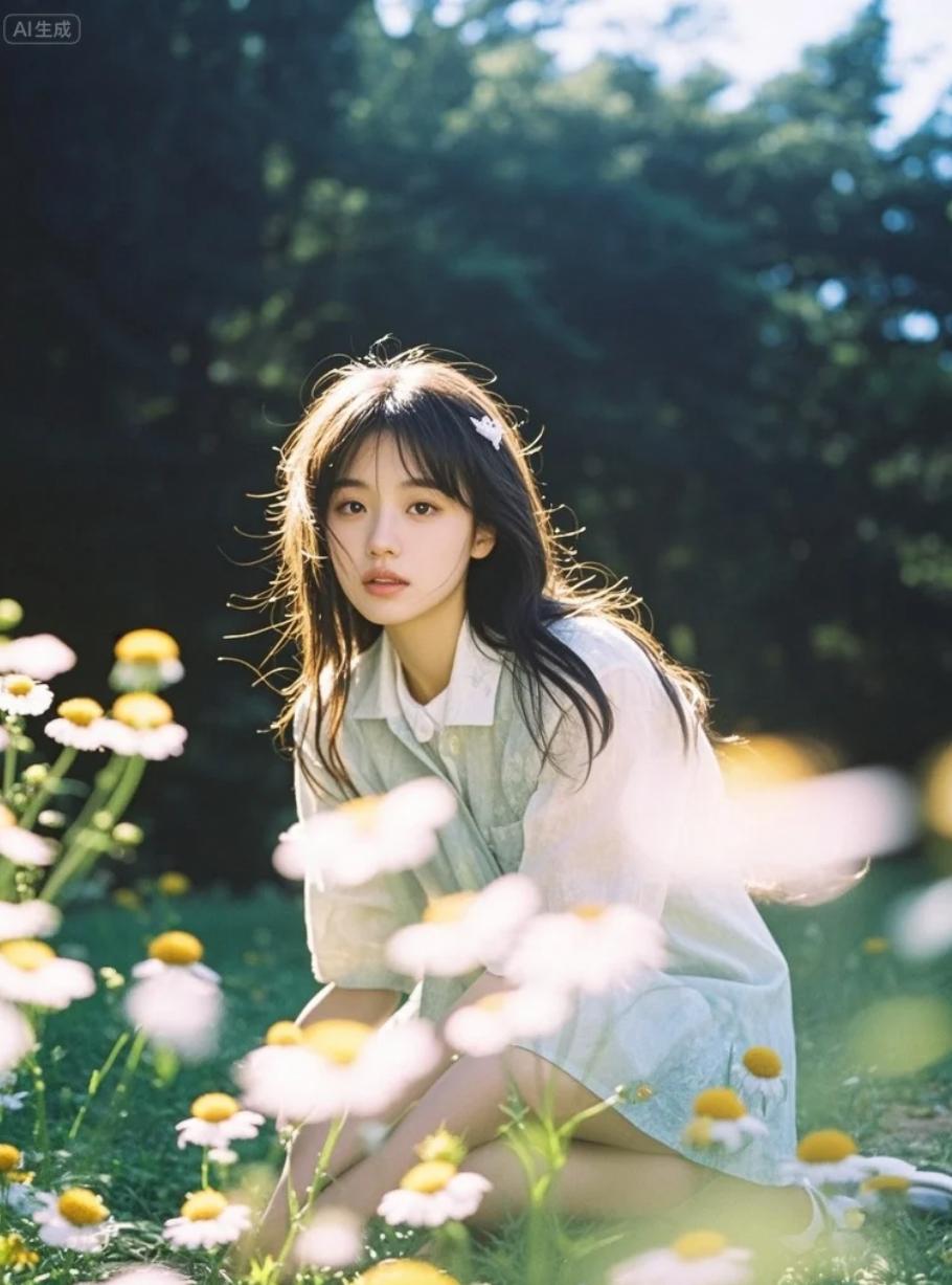 紫藤花下低语的少女，她的秘密只说给你听。