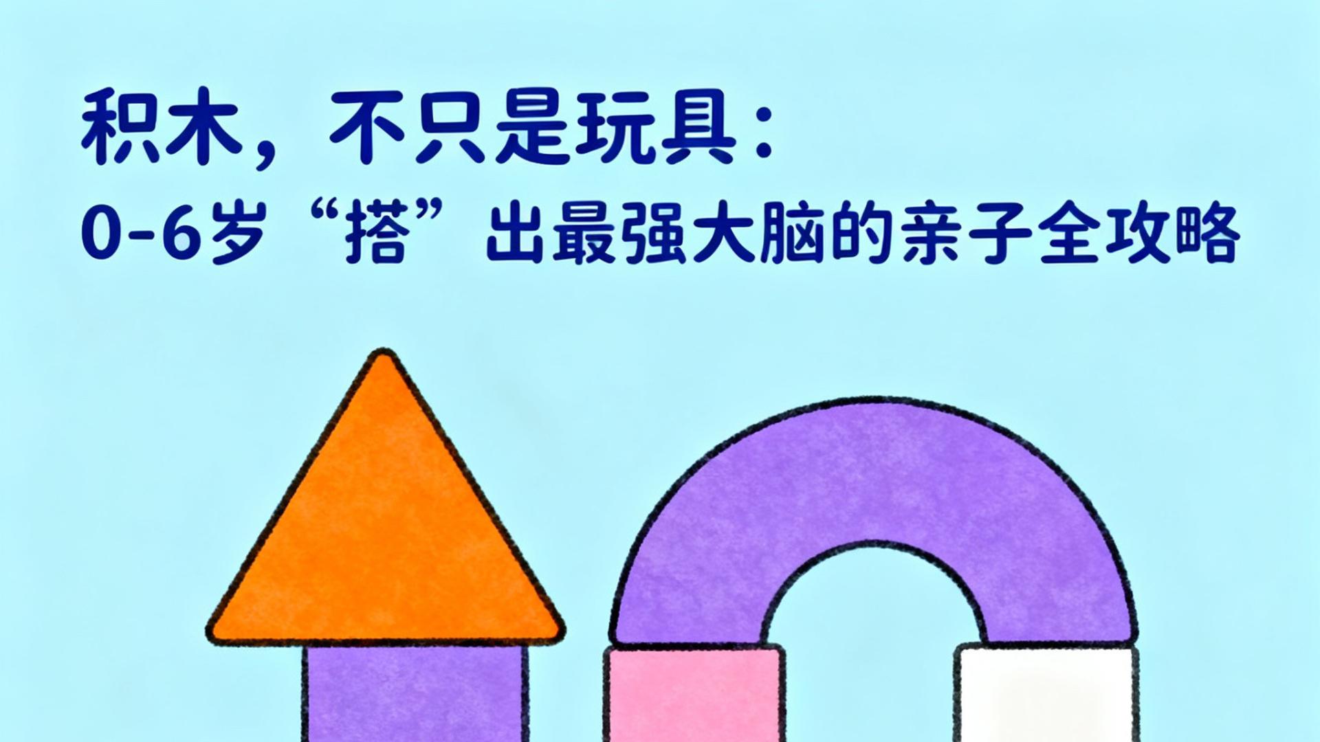 积木，不只是玩具：0-6岁“搭”出最强大脑的亲子全攻略