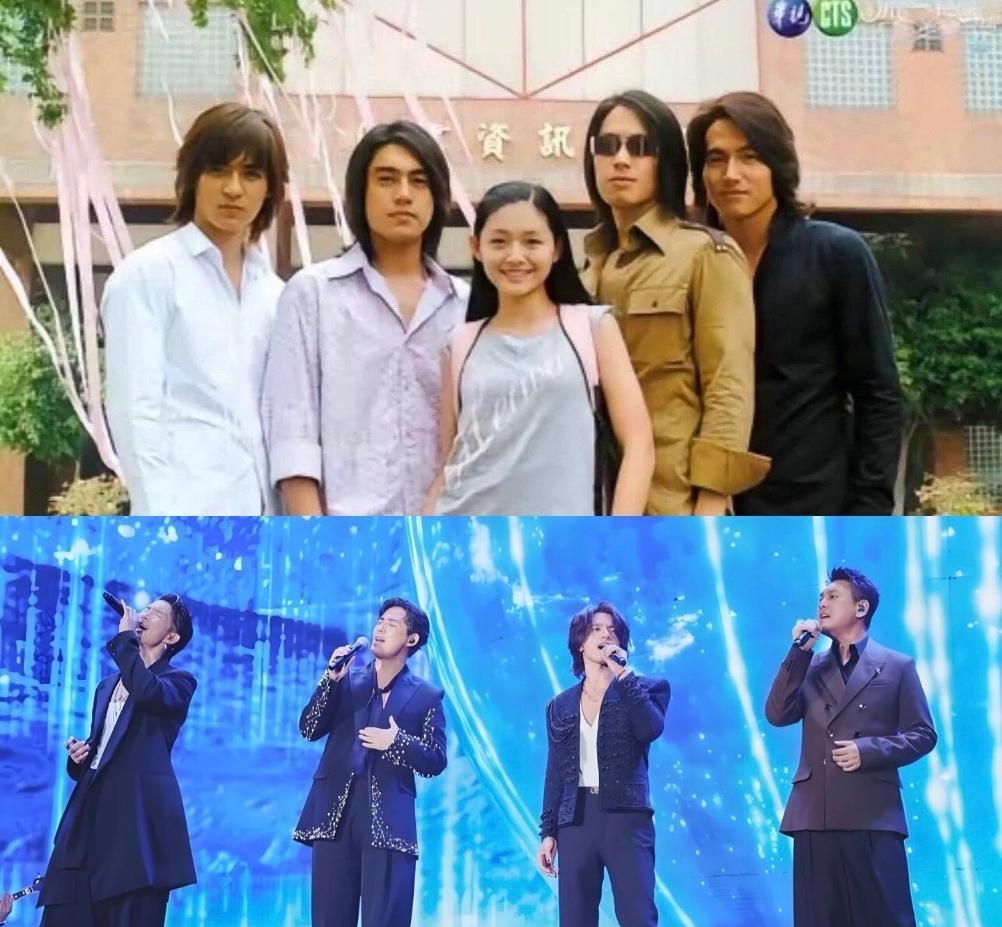 生育终究把男人女人隔在了河的两边，
F4一出场现场打出了，
“我们的青春永不散场