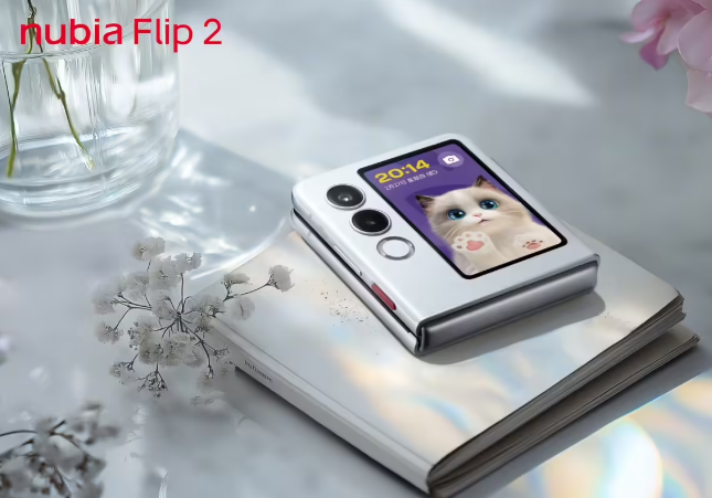 努比亚 Flip 2 小折叠手机将于今日 16:00 正式发布，新机确认提供雪钻