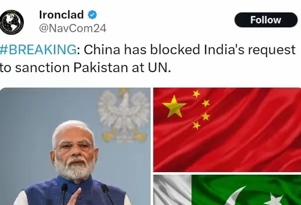 中国一票否决印度制裁巴基斯坦





震惊！印度竟想在联合国搞个大新闻，提出制