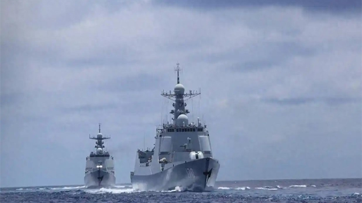 激烈对峙！055大驱无视阻挠进入台近海，台媒：台军前所未有耻辱