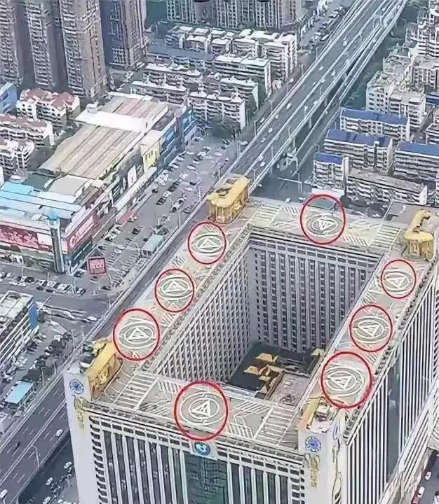 圆圈是干什么用的？停机坪吗？