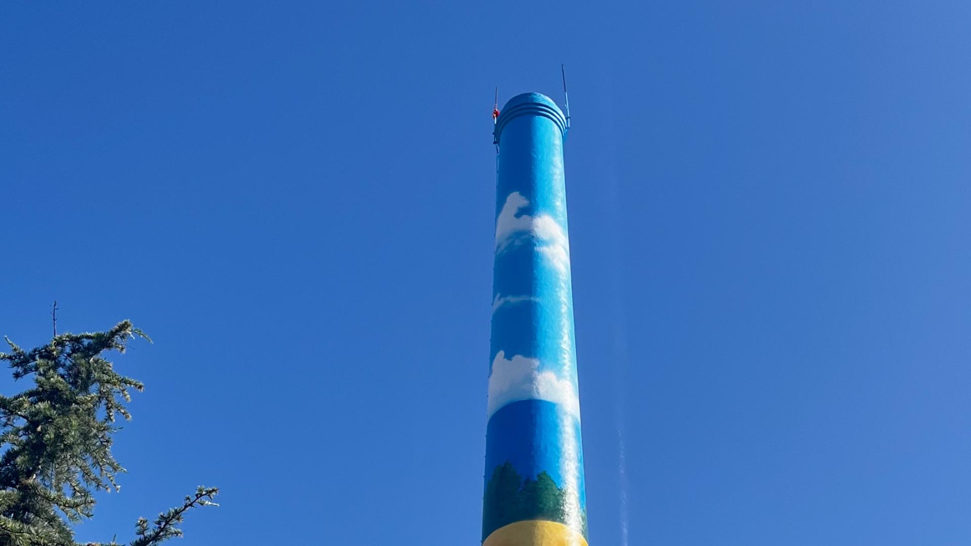 混凝土烟囱外壁翻新项目圆满竣工 护航烟囱长效运行