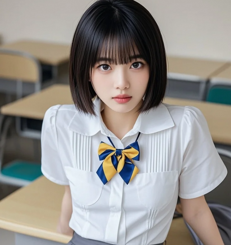 校服裙摆随季节变短